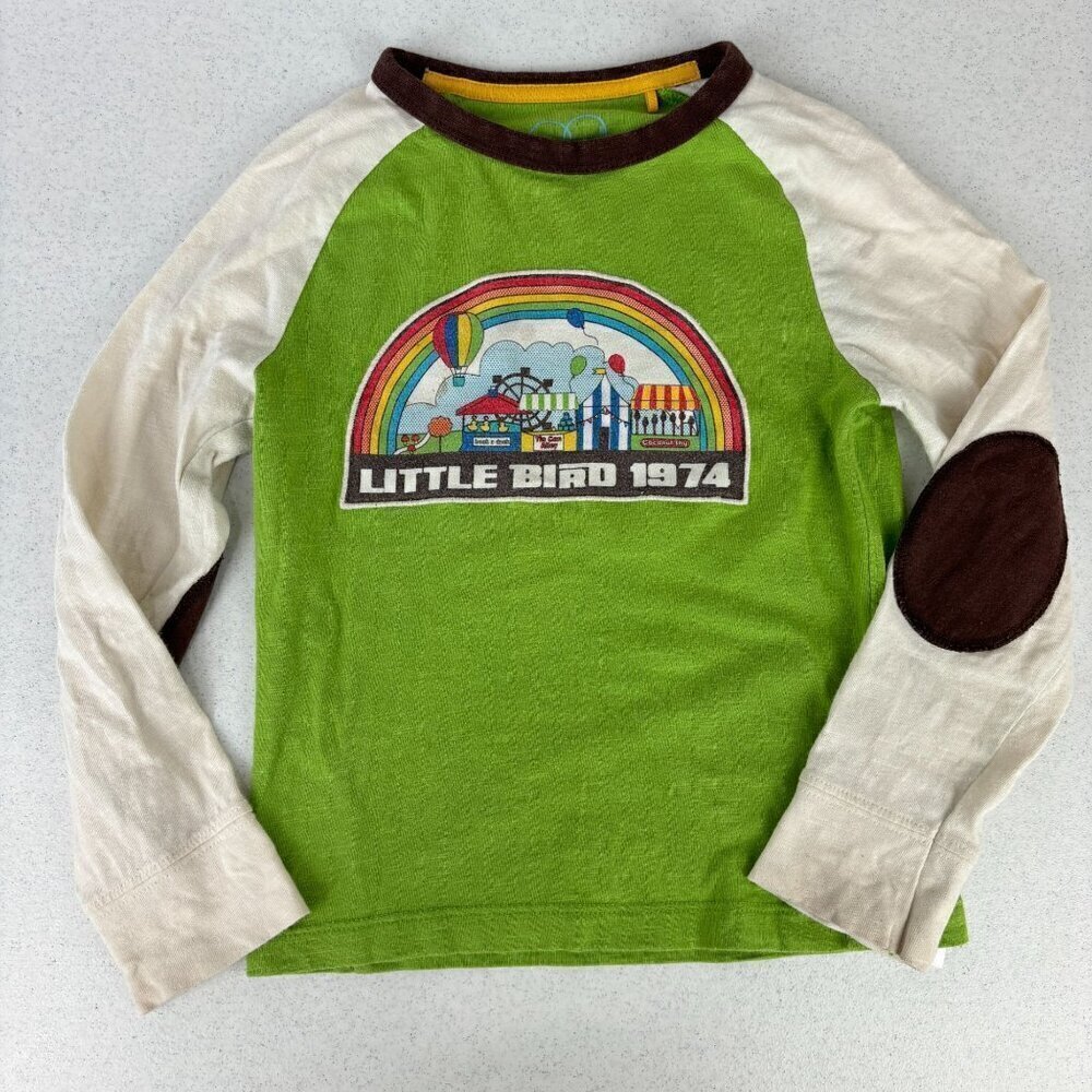 Little Bird Worlds Fair 1974 Raglan Tee 2-3